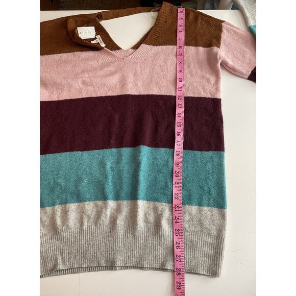 NWT Maurice’s Women's Soft Striped Sweater Size XS Multi Color - Picture 4 of 6